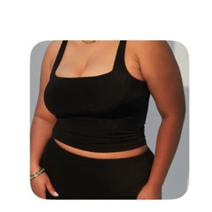 Luxe square neck tank brami
